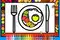 Color and Decorate Dinner Plate